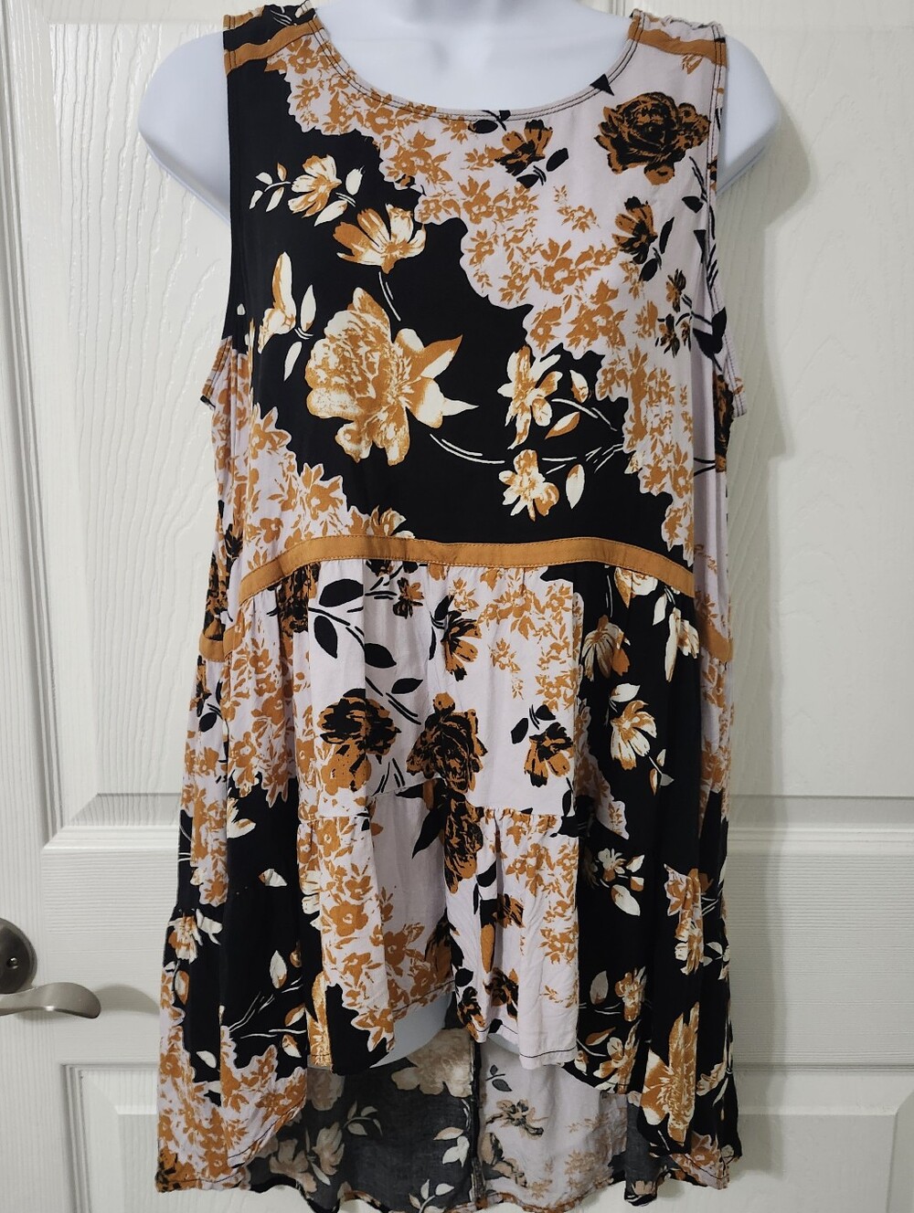 Maurices Hi Lo Floral Top Blouse